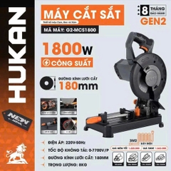 Máy Cắt Sắt Bàn Hukan G2-MCS1800 – Công Suất 1800W (Lưỡi Cắt 180mm Động Cơ Lõi Đồng)