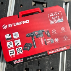 Máy khoan đục bê tông 3 chức năng 3.5J dùng pin 20V Sfunpro S20 DCD30A