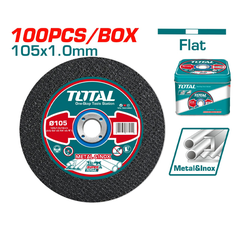 Bộ 100 Đĩa Cắt Kim Loại Inox 105mm x 1.0mm Total TAC210105100 (Hộp Kim Loại)
