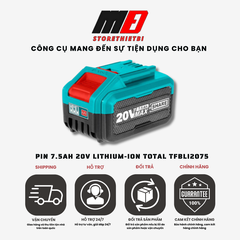 Pin Và Sạc Cho Dòng Máy Pin 20V Total đầy đủ phân loại
