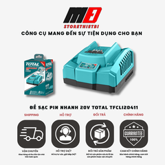 Pin Và Sạc Cho Dòng Máy Pin 20V Total đầy đủ phân loại