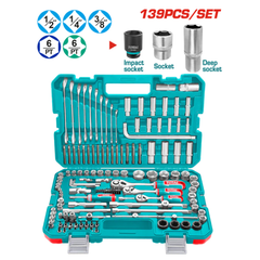 Bộ dụng cụ sửa chữa đa năng 139 món TOTAL THKTHP21396 - Hàng chính hãng