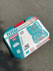 Bộ 166 Món Dụng Cụ Cầm Tay Total THKTHP41667 – Kèm Máy Khoan Búa 20V Không Chổi Than