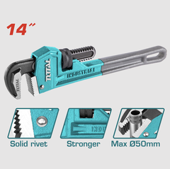 Mỏ lết răng 14 inch TOTAL THT171146