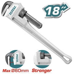 Mỏ lết răng tay cầm bằng nhôm TOTAL
