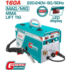 Máy hàn lift MAG/MIG/MMA/TIG Inverter 160A Total TMGT1601