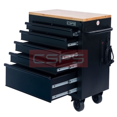 Tủ dụng cụ CSPS 76cm - 05 hộc kéo có vách lưới VNLC07605BB2M