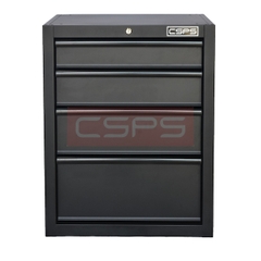 Tủ dụng cụ CSPS 61cm - 04 hộc kéo màu đen/đỏ