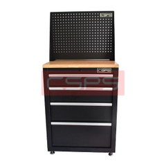 Tủ dụng cụ CSPS 61cm - 04 hộc kéo màu đen/đỏ
