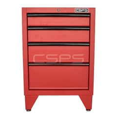 Tủ dụng cụ CSPS 61cm - 04 hộc kéo màu đen/đỏ