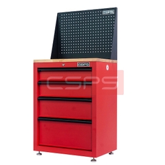 Tủ dụng cụ CSPS 61cm - 04 hộc kéo màu đen/đỏ