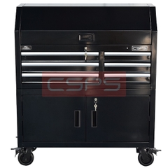 Tủ dụng cụ CSPS 104cm - 06 hộc kéo màu đen có bánh xe VNTC10406B11S