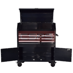 Tủ dụng cụ CSPS 104cm - 06 hộc kéo màu đen có bánh xe VNTC10406B11S