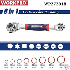 Cờ lê ổ cắm đa năng WORKPRO WP272018