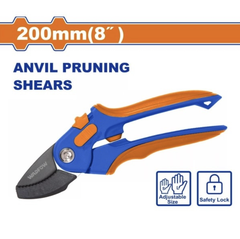 Kéo cắt tỉa cành có đe đỡ  200mm(8") WADFOW WPA1E04