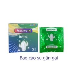 Bao cao su CONDOM FEELING 1H (H/3 cái)