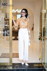 ÁO THỜI TRANG HỌA TIẾT HOA NHÍ AT227