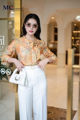 ÁO THỜI TRANG HỌA TIẾT HOA NHÍ AT227