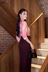 SƠ MI THỜI TRANG HỌA TIẾT HOA AT240