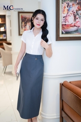 CHÂN VÁY DÁNG A PHỤ KIỆN NHỎ CV137