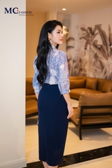 SƠ MI THỜI TRANG HỌA TIẾT HOA AT240