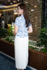 ÁO THỜI TRANG HỌA TIẾT HOA AT212