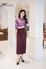 ÁO THỜI TRANG HỌA TIẾT HOA NHÍ AT227