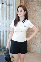 ÁO THUN POLO CỔ PHỐI, THÊU CỔ VÀ NGỰC AP112