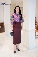 ÁO THỜI TRANG HỌA TIẾT HOA NHÍ AT227