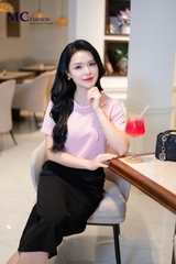 ÁO THỜI TRANG MỘT MÀU AT226