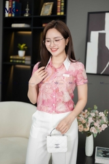 ÁO THỜI TRANG CROPTOP CỔ PHỐI TRƠN AT202