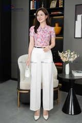 SƠ MI THỜI TRANG CỔ THẮT NƠ AT207