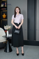 ÁO THỜI TRANG TRƠN THẮT CÀ VẠT AT206