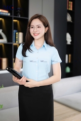 ÁO SƠ MI CÔNG SỞ TRƠN CROPTOP AB141