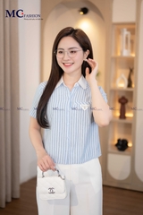 ÁO SƠ MI KẺ THỜI TRANG AT182