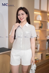 ÁO SƠ MI KẺ THỜI TRANG AT182