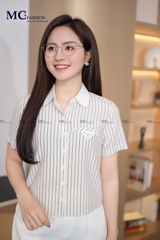 ÁO SƠ MI KẺ THỜI TRANG AT182