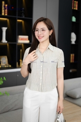 Áo thời trang sơ mi kẻ AT185