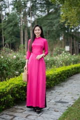 Áo dài gấm AD0280A (Áo lẻ)