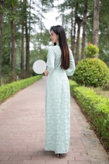 Áo dài gấm AD0282A (Áo lẻ)