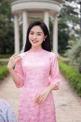 Áo dài gấm AD0282A (Áo lẻ)