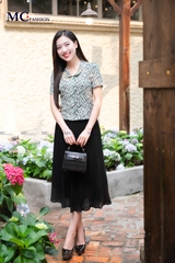 ÁO SƠ MI THỜI TRANG HỌA TIẾT GẠCH ĐỨT AT196