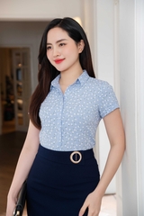 Áo sơ mi hoa nhí A735
