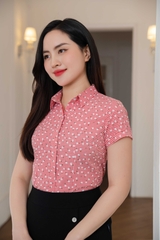 Áo sơ mi hoa nhí A735