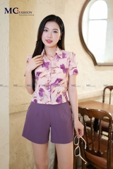 SƠ MI THỜI TRANG HỌA TIẾT AT195