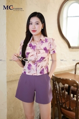 SƠ MI THỜI TRANG HỌA TIẾT AT195