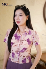 SƠ MI THỜI TRANG HỌA TIẾT AT195
