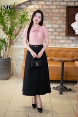 ÁO SƠ MI THỜI TRANG CỔ PHỐI NƠ AT192