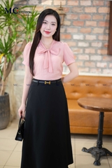 ÁO SƠ MI THỜI TRANG CỔ PHỐI NƠ AT192
