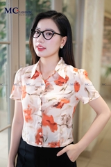 SƠ MI THỜI TRANG HỌA TIẾT AT195